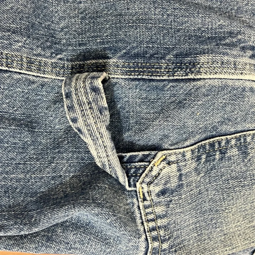 Vintage Arizona Jean Co Carpenter Jean 28x25 Distressed Denim Grunge Work Unisex